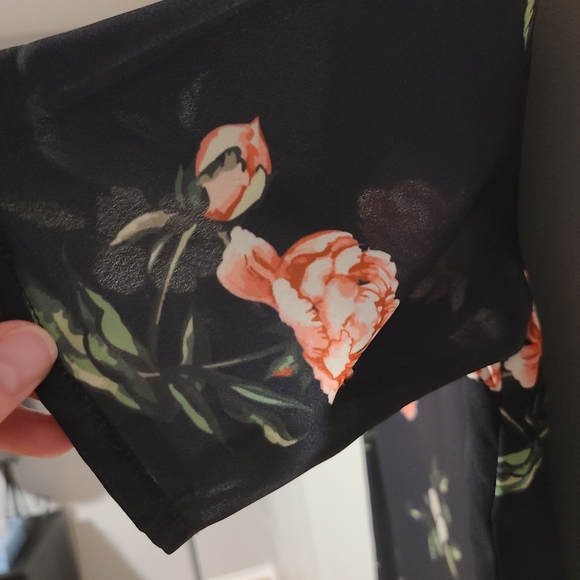 Pink Martini Floral Mini Dress with Short Sleeve - Picture 3 of 8